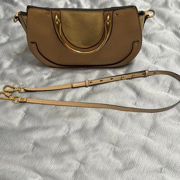 Chloe Pixie Medium Tan Leather Bag - Picture 9 of 11